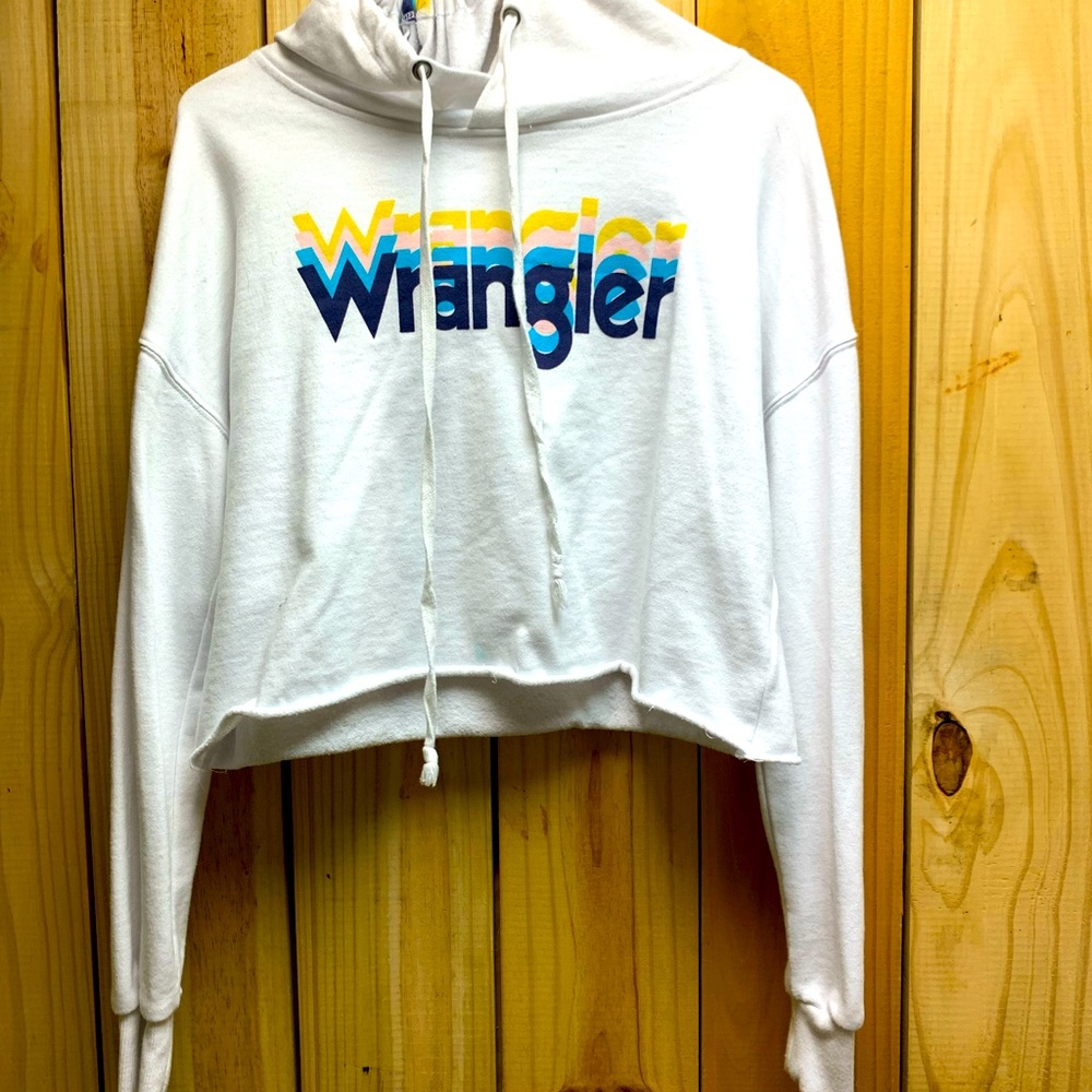 Wrangler cropped hoodie